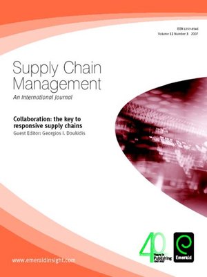 cover image of Supply Chain Management, Volume 12, Issue 3
